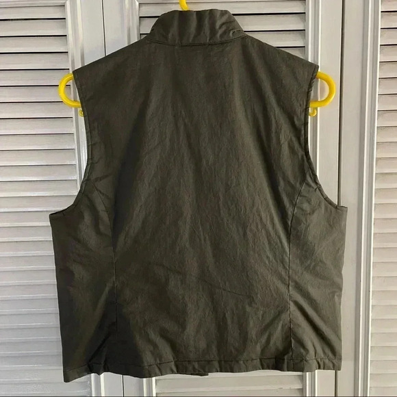 Dockers Vest Green Navy  Women Size Petit Medium - Picture 2 of 13